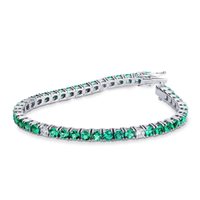 Bracciale Crivelli Donna TENNIS in Oro bianco Smeraldo 4.15 Ct 02798123 - 02798123